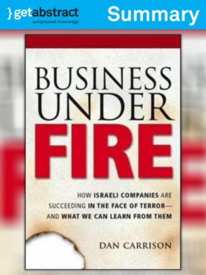 cover image of Business under Fire (Summary)